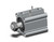SMC CDQ2B50-40DMZ-M9NVZ Compact Cylinder