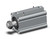 SMC CDQ2B50-75DMZ-A96V Compact Cylinder