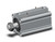SMC CDQ2B50-75DMZ-M9PAVL Compact Cylinder, Cq2-Z