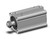SMC CDQ2B63-100DMZ-A90V Compact Cylinder, Cq2-Z