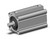SMC NCDQ2KB50-75DMZ Compact Cylinder, Ncq2-Z