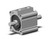 SMC NCDQ2WB50-10DMZ Compact Cylinder, Ncq2-Z