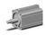 SMC NCDQ8BZ250-125TM Compact Cylinder, Ncq8