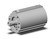 SMC NCDQ8M056-025T Compact Cylinder, Ncq8