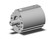 SMC NCQ8M056-025T Compact Cylinder, Ncq8