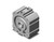 SMC NCQ8WA200-037 compact cylinder compact cylinder, ncq8