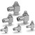 SMC ASG520F-03-10S ASG Series Speed Controller Stainless Steel (Elbow Type)