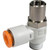 SMC AS2301F-N01-09ST AS   1F-T Series Tamper Proof Speed Controller With One-touch Fitting Universal Type