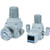 SMC IRV10A-LN07ZP IRV10/20 Series Vacuum Regulator