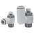 SMC 10-AS2211F-01-04 10-AS-F Series Clean Series Speed Controller With One-touch Fitting Elbow Type/Universal Type
