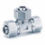SMC KFG2T0604-00 KFG2 Series Stainless Steel 316 Insert Fittings KFG2T-00 Union Tee
