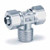 SMC KFG2T0704-N02 KFG2T Series Inch Size Stainless Steel 316 Insert Fittings KFG2T-Inch Male Branch Tee