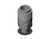 SMC KKA4S-02M-1 S Coupler, Stainless Steel