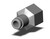 SMC KQB2F06-03 Fitting, Nickel Plated Brass