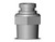 SMC KQB2H03-N01S Fitting, Nickel Plated Brass