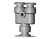 SMC KQB2U09-00 Fitting, Nickel Plated Brass