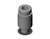 SMC KQG2S04-M5 one-touch fitting, stainless steel fitting, metal one touch, ss