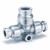 SMC KQG2T01-03 KQG2 Series Inch Size Stainless Steel 316 One-touch Fittings KQG2T-DDT-Inch Different Diameter Tee