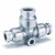 SMC KQG2T04-06 KQG2 Series Stainless Steel 316 One-touch Fittings KQG2T-DDT Different Diameter Tee
