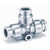 SMC KQG2T10-00 KQG2 Series Stainless Steel 316 One-touch Fittings KQG2T-00 Union Tee