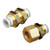 SMC - KQ2E10-03A - Push-In to Push-In Pneumatic Tubing Fitting - Body Material STANDARD TUBING, NO OPTIONS, 2 Ports, 10 mm Compatible Tube Outer Diameter