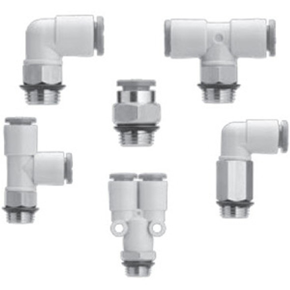 SMC KQ2H13-U04A Fitting, Male Connector Pack of 10