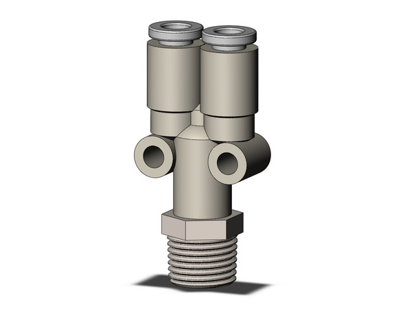 SMC KQ2U04-01NS Fitting, Branch Y Pack of 10