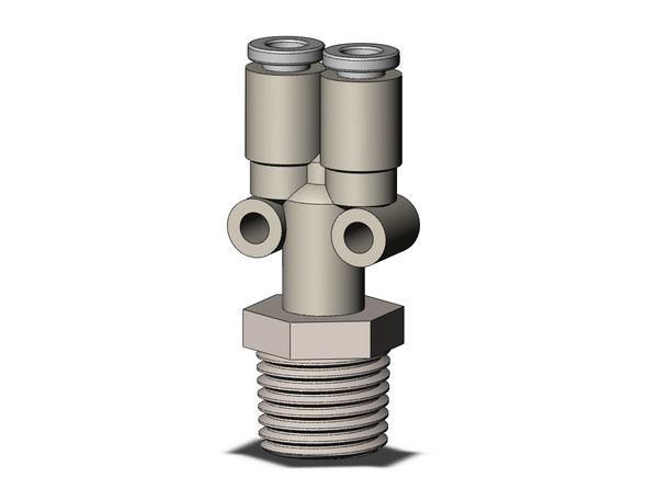 SMC KQ2U04-02N Fitting, Branch Y Pack of 10