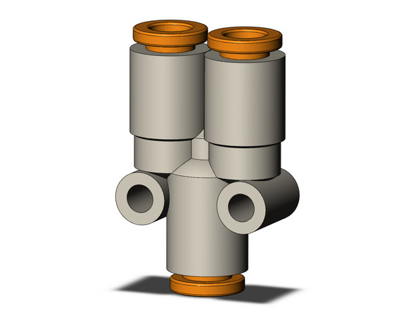 SMC KQ2U05-00A Fitting ,Union Y Pack of 10