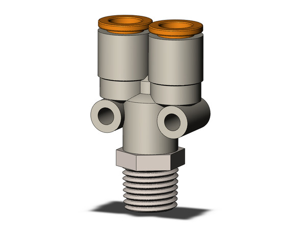 SMC KQ2U09-35NS Fitting, Branch Y Pack of 10