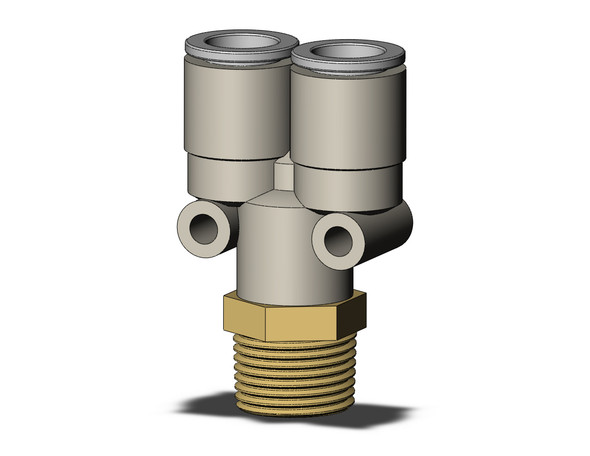 SMC KQ2U10-03AS fitting, branch y