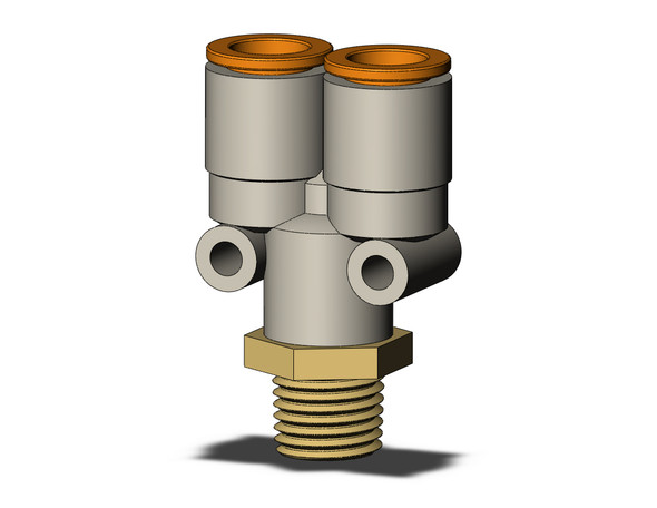 SMC KQ2U11-35AS Fitting, Branch Y Pack of 10