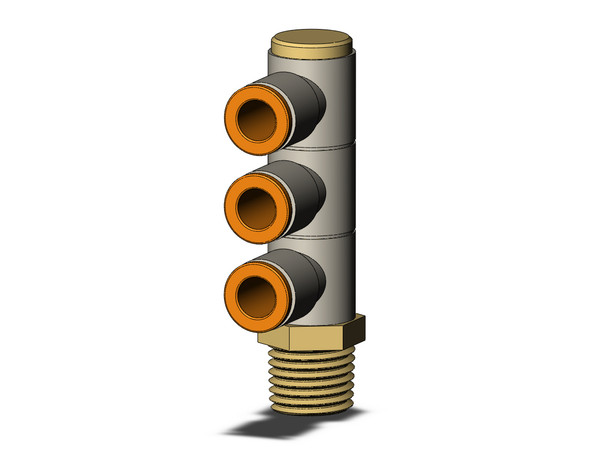 SMC KQ2VT07-35AS One-Touch Fitting Pack of 10