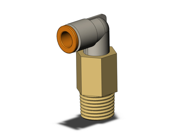 SMC KQ2W07-02AS fitting, ext male elbow