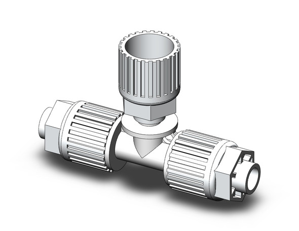 <h2>LQ3, High Purity Fluororesin Fitting, Space Saving &amp; Tube Connector</h2><p><h3>SMC high purity Hyperflare™ Fitting series LQ* responds to the latest demands in process control. From parts cleaning to assembly and packaging, all processes are controlled for cleanliness, and the use of new PFA virtually eliminates particle generation and TOC (total organic carbon) allowing confident use for the most demanding applications. If chemistries or flow requirements are changed during process, our face seal design allows for quick change of tubing, and/or tube diameters, using the same fitting body. </h3>- High purity fluororesin fitting<br>- Space saving   tube connector type<br>- Maximum operating pressure: 0.7MPa<br>- Fluid temperature: 0 to 150 C<br>- Variety of size combinations available<br>- This product is not intended for use in potable water systems<br>- <p><a href="https://content2.smcetech.com/pdf/Fluoropipingequip.pdf" target="_blank">Series Catalog</a>