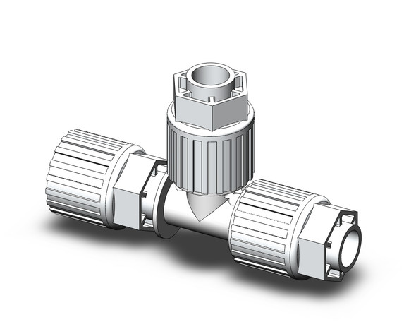 <h2>LQ3, High Purity Fluororesin Fitting, Space Saving &amp; Tube Connector</h2><p><h3>SMC high purity Hyperflare™ Fitting series LQ* responds to the latest demands in process control. From parts cleaning to assembly and packaging, all processes are controlled for cleanliness, and the use of new PFA virtually eliminates particle generation and TOC (total organic carbon) allowing confident use for the most demanding applications. If chemistries or flow requirements are changed during process, our face seal design allows for quick change of tubing, and/or tube diameters, using the same fitting body. </h3>- High purity fluororesin fitting<br>- Space saving   tube connector type<br>- Maximum operating pressure: 0.7MPa<br>- Fluid temperature: 0 to 150 C<br>- Variety of size combinations available<br>- This product is not intended for use in potable water systems<br>- <p><a href="https://content2.smcetech.com/pdf/Fluoropipingequip.pdf" target="_blank">Series Catalog</a>