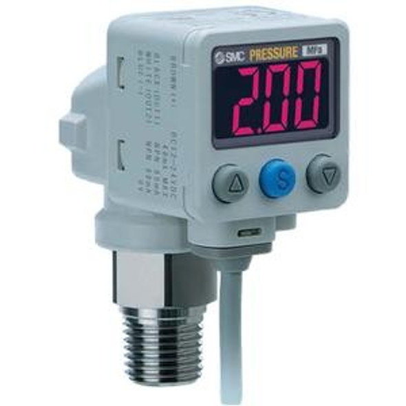 SMC ISE80-N02-T-A 2-color digital press switch for fluids