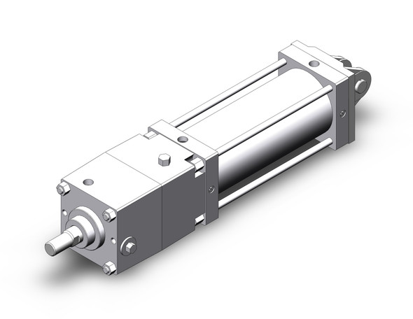 <h2>C(D)NS, Locking Cylinder, Double Acting, Single Rod</h2><p><h3>The CNS series cylinder with lock is ideal for applications requiring intermediate and emergency stop and drop prevention. The compact lock unit saves space and the enclosed construction and separation of the lock mechanism and the unlocking piston chamber minimizes the influences of poor air quality.<br>- </h3>- Locking cylinder ideal for intermediate stops, emergency stops   drop prevention<br>- Equal holding force in both directions<br>- Metal rod scraper, provided as standard equipment, offers resistance against external contaminants<br>- Strokes to 1600 depending upon mounting brackets and tube material <br>- Auto switch capable<p><a href="https://content2.smcetech.com/pdf/CNS.pdf" target="_blank">Series Catalog</a>