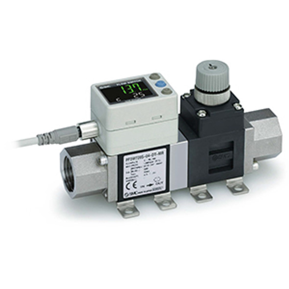 SMC PF3W720-N04-E-M Digital Flow Switch, Water, Pf3W