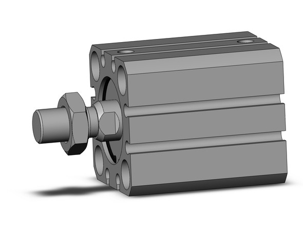 SMC - CQSB25-25DCM - CQSB25-25DCM Compact Air Cylinder, 25mm Bore, 25mm Stroke, Double-Acting Piston