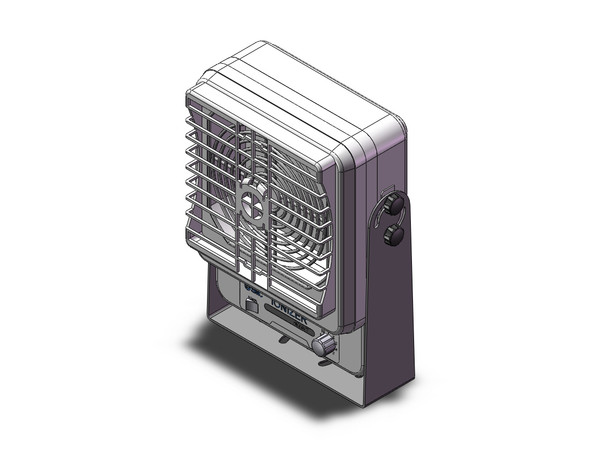 SMC IZF31-P-ZBYU Fan Type Ionizer (4.4 Cubic Meters/Min)