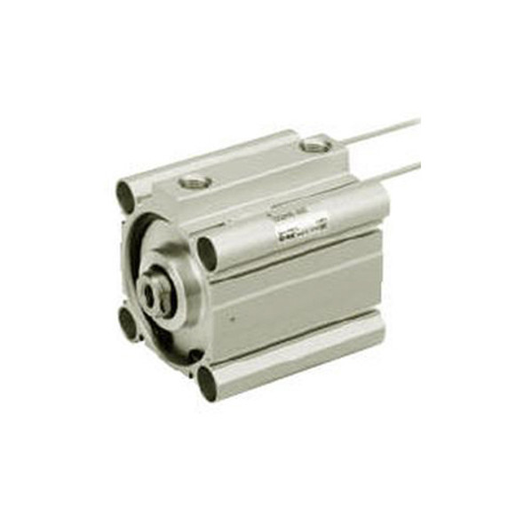 SMC - CQ2KB40-30D - CQ2KB40-30D Compact Air Cylinder, 40mm Bore, 30mm Stroke, Double-Acting Piston, Through-Hole Mounting