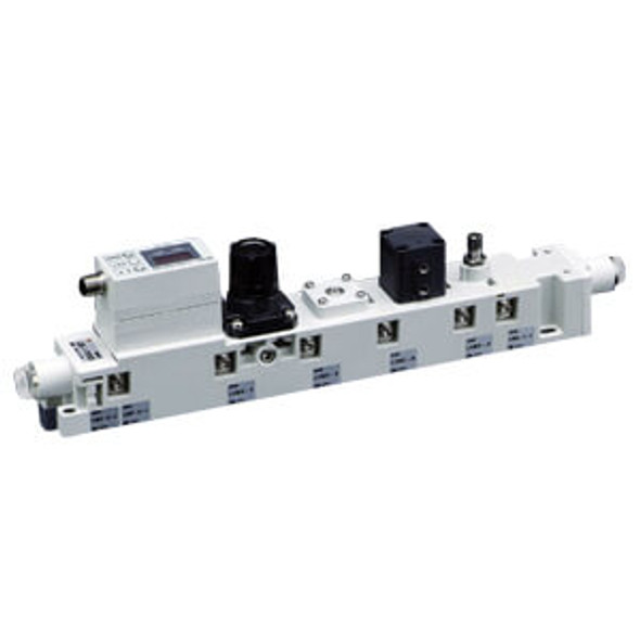 <h2>LLB, Clean Air Module</h2><p><h3>Clean Air Module series LLB, available in a standard or high flow type, was designed to easily obtain clean air.  The space-saving module design reduces piping man-hours.  The series is assembled and double-packed in a clean room environment.  Available in 24 variations the LLB offers a nominal filtration rating of 0.01 μm.  Parts in contact with fluid are grease-free and silicon-free.  Options include digital flow switch, regulator, ON/OFF valve, and restrictor.   </h3>- Modularizes clean equipment<br>- Reduced piping man-hours/space-saving<br>- Easily obtains clean air<br>- Fluid contact space: Grease-free, silicon-free<br>- Clean-room assembly and double-packaging<p><a href="https://content2.smcetech.com/pdf/LLB.pdf" target="_blank">Series Catalog</a>