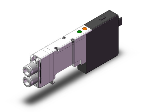 SMC SQ1A41N-5LO1-C6 Valve, Dbl, Non Plug-In, 3 Port