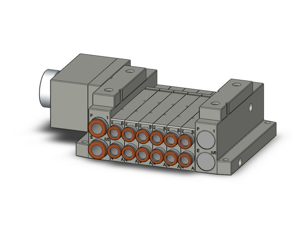 SMC SS5V1-W10CD-06D-N7 4/5 Port Solenoid Valve