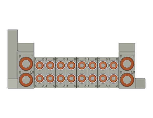 SMC SS5V1-W10S0D-08B-C4 4/5 Port Solenoid Valve