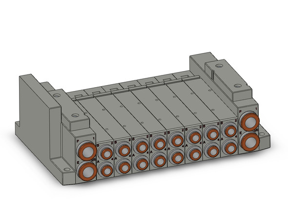 SMC SS5V2-W10S0D-08B-C6 4/5 Port Solenoid Valve