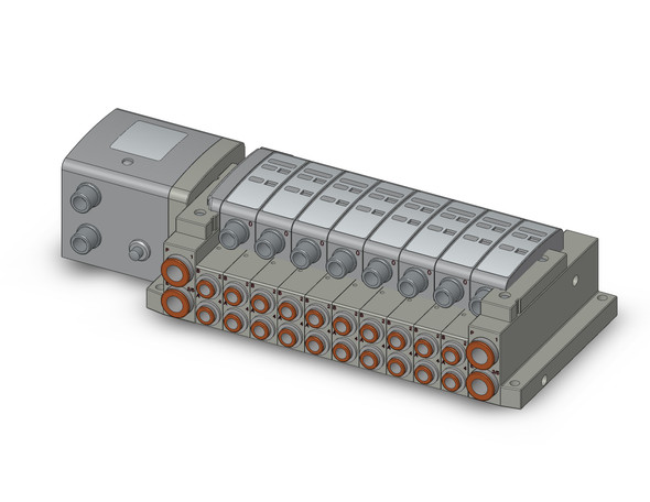 SMC SS5V2-W10S1ZEND-10B-N7 4/5 Port Solenoid Valve