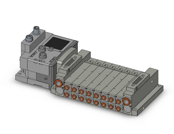 SMC SS5V2-W10S6ZE2D-08BS-C4 ss5v 08 station manifold, tie-rod base
