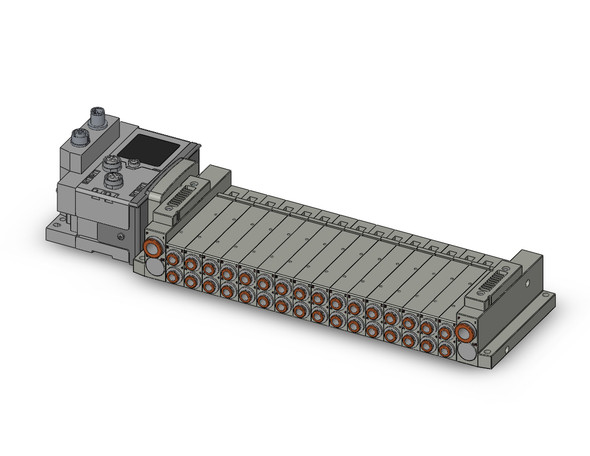 SMC SS5V2-W10S6ZE2ND-16BS-C6 ss5v 16 station manifold, tie-rod base